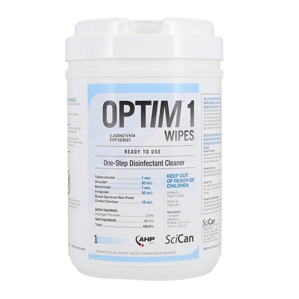 Scican W10X10 Optim 1 Disinfectant Wipes 10 Scican W10X10 Optim 1 Disinfectant Wipes 10